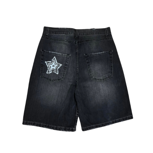 RAW DENIM JORTS